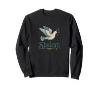 Shalom Dove Peace Jewish Holidays Hashanah Passover Sweatshirt