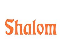 Shalom Hebrew Peace Sticker, Vinyl Decal (Pink)