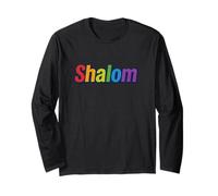 Shalom Hebrew Peace Word Minimalist Graphic T-Shirt Long Sleeve T-Shirt