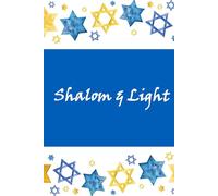 Shalom & Light: Lined Star of David Journal (100 Pages 6 x 9") | Write in Your Thoughts, Prayers, Reflections | Gift for Kids, Teens, Adults | Uplifting Spiritual Theme