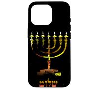 Shalom Menorah Case for iPhone 16 Pro