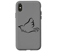 Shalom Peace Hebrew Jewish Dove Hanukkah Passover Spiritual Case for iPhone X/XS