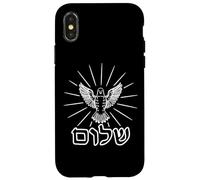 Shalom Peace Hebrew Jewish Dove Hanukkah Passover Spiritual Case for iPhone X/XS