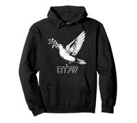 Shalom Peace Hebrew Jewish Dove Hanukkah Passover Spiritual Pullover Hoodie