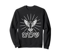 Shalom Peace Hebrew Jewish Dove Hanukkah Passover Spiritual Sweatshirt