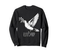 Shalom Peace Hebrew Jewish Dove Hanukkah Passover Spiritual Sweatshirt