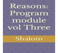 Shalom Reasons: Program module vol Three Paperback Book Shalom Multicolor