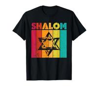 Shalom - Retro Star Of David Jewish Peace Hebrew Israelites T-Shirt