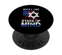 Shalom State American Flag Star PopSockets Adhesive PopGrip