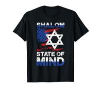 Shalom State American Flag Star T-Shirt