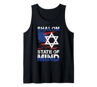 Shalom State American Flag Star Tank Top