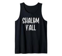 Shalom Y’All Funny Jewish Hebrew Peace Saying Tank Top