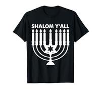 Shalom Y'all Jew Menorah Hanukkah Jewish T-Shirt