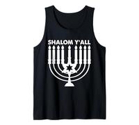 Shalom Y'all Jew Menorah Hanukkah Jewish Tank Top