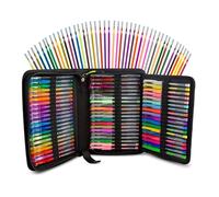 SHALONYOU 120 Color Artist Gel Pen Set includes 60 Glitter Gel Pens, plus 60 Matching Color Refills, More Ink Largest Art Neon Pen for AdNO.250