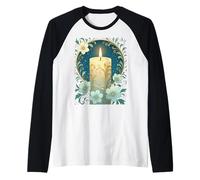 Sham Candle Illuminating the Persian New Year Raglan Baseball Tee
