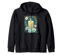Sham Candle Illuminating the Persian New Year Zip Hoodie