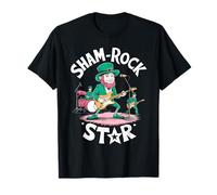 Sham-Rock Star Leprechaun Irish Rock Band St. Patrick's Day T-Shirt