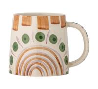 Bloomingville Shama 82060439 Mug with Hand-Painted Stoneware Hand-Painted 515 ml 14.5 x 11 cm