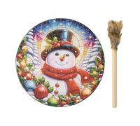 Shaman Drum, Adult Shaman Drum | Shaman Drum 10" Christmas Wood Shaman Drum with Drumstick | Sound Tool for Home Decor, Spiritual Music Reflection Meditation