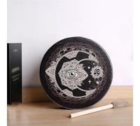 Shaman Drum, Frame Drum Decoration Fashion Native American Drum Music Healing Hand Drum with Drum Stick Bodhran Drum for Meditation, Sleeping Aid