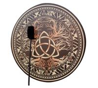 Shaman Drum, Handmade Shaman Drum, Pirate Instrument Shaman Light Tambourine, Tuneable Vegan Membrane, For Music Lovers