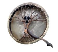Shaman Drum - Healing Traction, Tribal Instrument | Handmade Shamanic Ritual Percussion