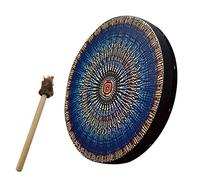 Shaman Drum, Shaman Alchemical Moon Drum - Shaman Drum with Drumstick, Sound Healing Tool, Symbol of Spiritual Music of the Siberian Drum for Spiritual Music