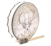 Shaman Drum,Shaman Hand Drum, Symbol Spiritual Music Drum with Drumsticks Hand-made Ethereal Drum Adult Drum Music Drum Kit