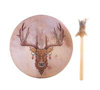 Shaman Drums Adults: Handmade Sacred Drum, Ornamental Design, Indigenous Percussion Instrument, Conscious Healing Ritualist Sound Circle | Ceremonial Use Supporting Equ