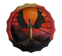 Shaman Frame - Shamanic with Dragon Totem Design, Wooden Frame | Spirit Rhythm Instrument with Stick for Meditation, Rituals, Sound Healing, Decor, Kids & Adults Music Exploration