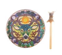 Shaman Hand Drums Handmade Instrumental Sound Healer Alchemy Moon