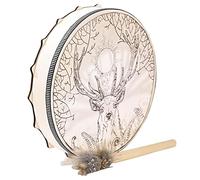 Shamanic Drum - Decorative Tree Drum Decoration | Symbol of Music Drum Siberian Drum Drum with Drum, Wooden Music, Spiritual Drum Decorations for the