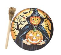 Shamanic Drum, Handmade Shamanic Drum, Hand Drum Shamanic Drum, Shamanic Drums Halloween Spiritual Instrument, 10 Inch Sound Healer Shaman Instruments, De