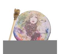 Shamanic Drum With Stick Authentic Sound Portable Instruments