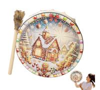 Shamanic Drums Siberian, Handmade Spiritual Music Shamanic Drum, Retro Appearance Spiritual Music Drum for Music Lover and Experienced Musician