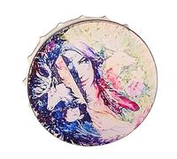 Shamanic Frame Drum - Handmade Ritual Percussion Instrument With Drummer | Decorative Sound Tool | Meditation Music For Spiritual Practice, The, Rela Ceremony