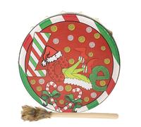 Shamanic Percussion Hand Drum, Shamanic Drum - Christmas Instrumental Drum - Fashionable Desktop Ornament, Shamanic Instrument for Music Lovers