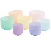 Shamann Colored Crystal Set 432 Hz Crystal Singing Bowl Set