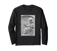 Shamash Sun God Babylonian Annunaki Mesopotamian Antique Art Long Sleeve T-Shirt