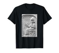 Shamash Sun God Babylonian Annunaki Mesopotamian Antique Art T-Shirt