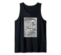 Shamash Sun God Babylonian Annunaki Mesopotamian Antique Art Tank Top