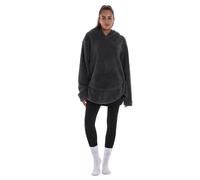 Shamdon Home Collection Blanket Hoodie,Oversized Hoodie Women, Hoodie Blanket Adult,Cat Ears Hooded Warm Fleece Wearable Blanket with Sleeve, Huge Pocket, Cozy & Soft Gift for Her,Men,Unisex