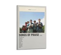 Shame Songs Of Praise Poster Vintage Wall Art Canvas Aesthetic Posters Music And Movies Decor Painting for Living Room Bed Room 12x18inch(30x45cm) Frame-style