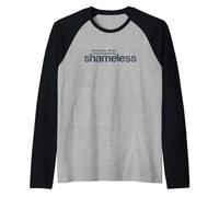 Shameless Logo Blue Raglan Baseball Tee