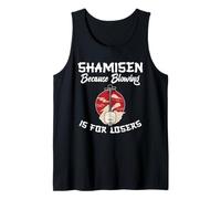 Shamisen Japanese Traditional Music Instrument Player Tank Top