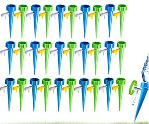 SHAMO M026 30 Pieces Automatic Watering Set, Adjustable Watering System for Plants Watering Flowers Indoor Plant Watering Ideal Water Supply During Your Holiday