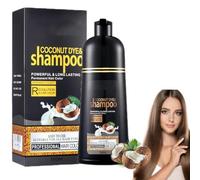 Shampoo,4-in-1 Gray Hair Coverage Shampoo,Deep Cleansing & NourishingInstant Color Restore for Men & Women (milk tea chestnut brown)