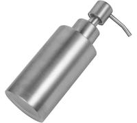 Shampoo and Conditioner Dispenser, Stainless Steel Empty Bottles Metal Refillable Shampoo Bottle for Liquids Skincare Lotion Cosmetic Shampoo Storage Pump Bottle(250ml)