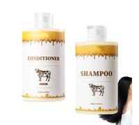 Shampoo and Conditioner Set,Natural Hair Care Kit,Deeply Cleanse & Moisturize Control Oil Smooth Frizz Strengthen Hair, Add Shine & Softness, Nourish Scalp & Hair (A+B)